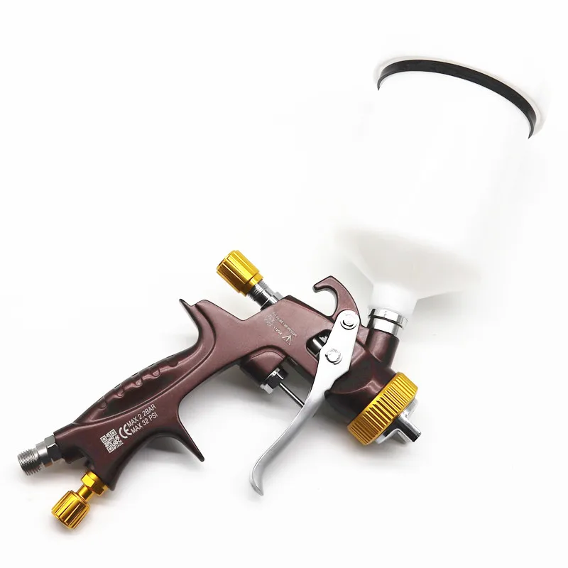 HVLP Paint Spray Gun Gravity Paint Sprayer Air Spray Gun High Atomization Air Tools Oil Repair Guns Painting Airbrush
