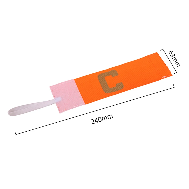 1 Pcs Kids Football Match Captain C Word Mark Armband Paste Team Leader C Word Nylon Adjustable Anti Slip Tape For Children
