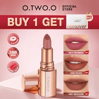 O.TWO.O Matte Lipstick Lip Tint 8 Colors Waterproof Long Lasting Non-stick Cup Sexy Highly Pigmented Velvet Lip Sticks Lip Stain