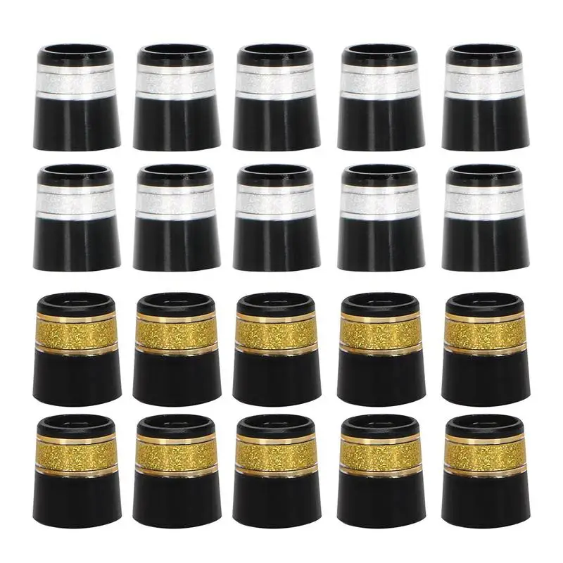 

Golf Shaft Ferrules 10PCS Durable Iron Ferrules Headcovers For Golf Clubs Club Head Covers And Golf Driver Head Cover