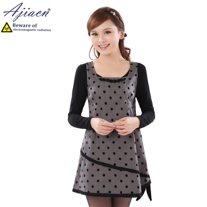 فستان حمل من نسيج الألياف المعدنية المضاد للإشعاع،...