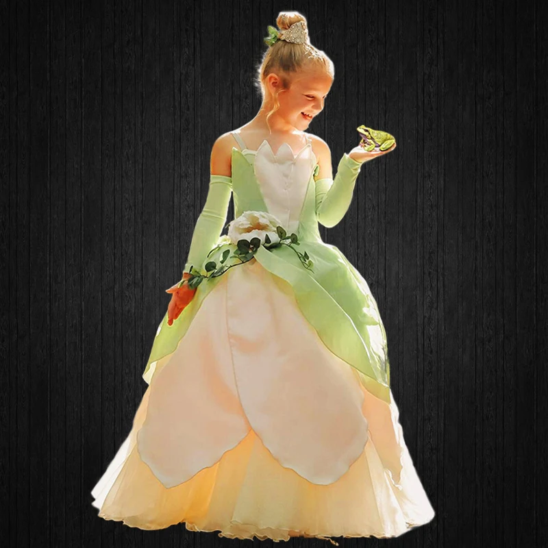 ティアナ　ドレス　仮装 女の子のためのブティックプリンセスティアナドレスプリンセスと