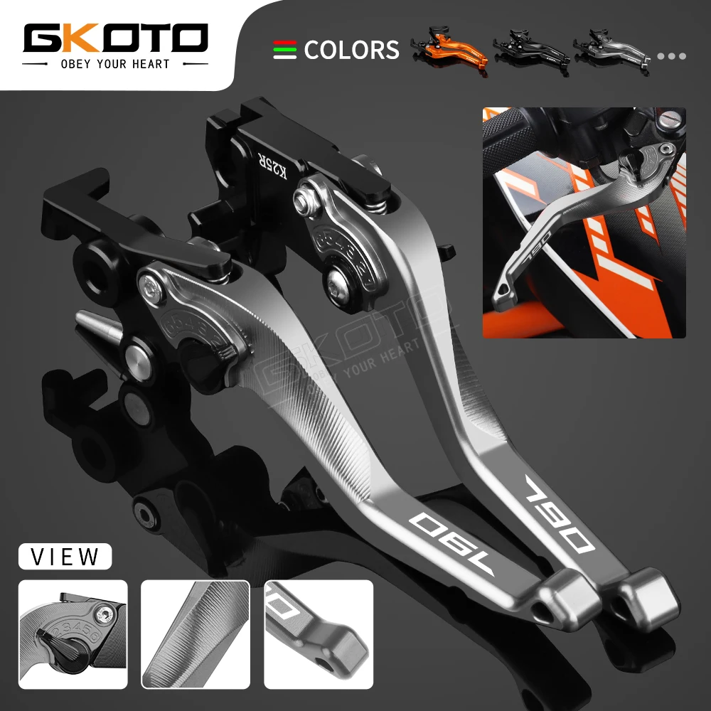 2022 790 Adventure Motorcycles Leve Frizione Freno Corto Regolabili Manubrio Per Ktm 790 Adventure/R Adv 790 2019 2020 2021