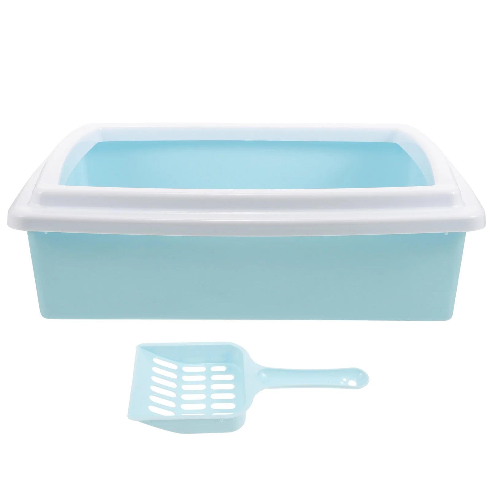 

Cat Litter Box Open Style Cat Litter Container with Cat Litter Storage Box