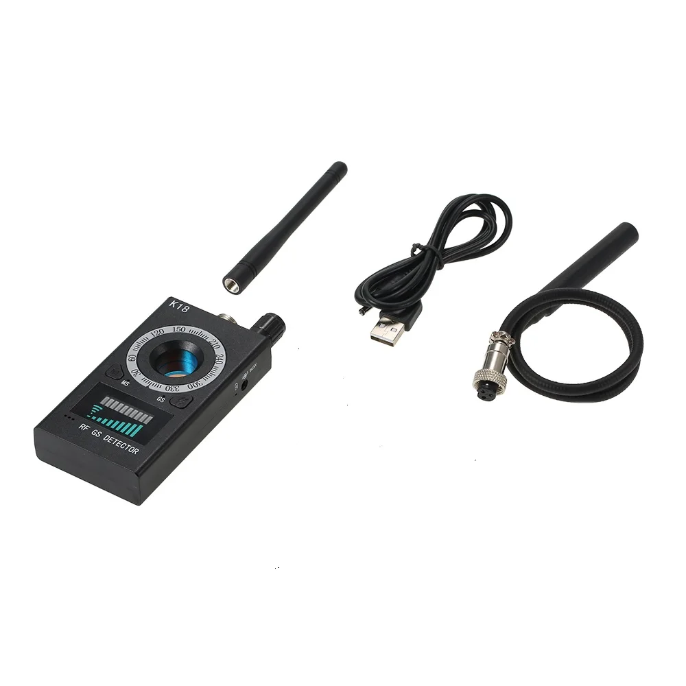 Hidden Camera Detector K18 Multi-function Anti Spy Bug Detector Spy Finder Radio Signal Detector