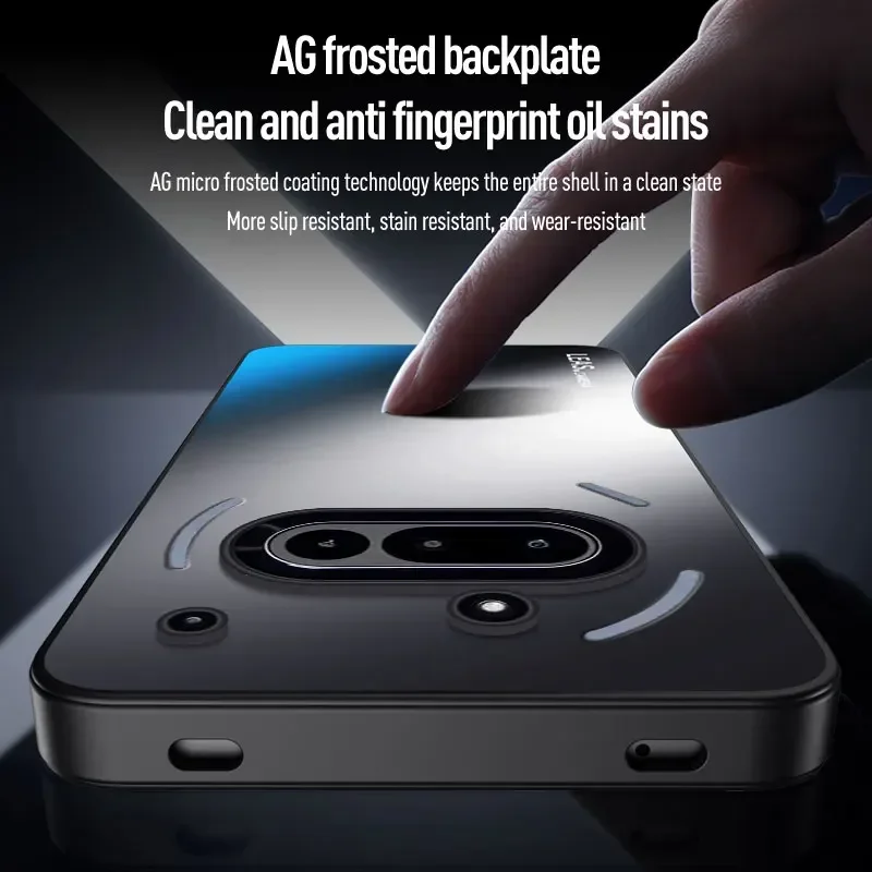 Magnetic Matte Shockproof Hard Bumper Case with Stand Holder