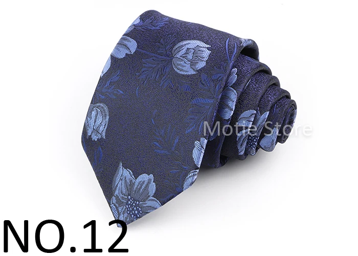 Hochwertige Blumen-und Fischmuster-Krawatten für Mann Luxus Paisley Büro Business Krawatten Anzug Krawatte Business Krawatte Männer Geschenke – Detail 13