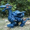 Electric Simulation Atomize Fire Dinoasur Bionic Walking Shaking Head Water Spray Cool Light Children Educational Puzzle Toys 5