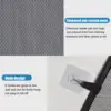 Gate for Cats Doorway Gates for Pets Safety Folding Mesh Animals Fence Childproofing for Kitten Bunny Toddler Kitchen Living 6