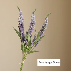 Lavender and Pastel Simulated Flower Bouquet for Elegant Wedding and Home Decor (Purple)