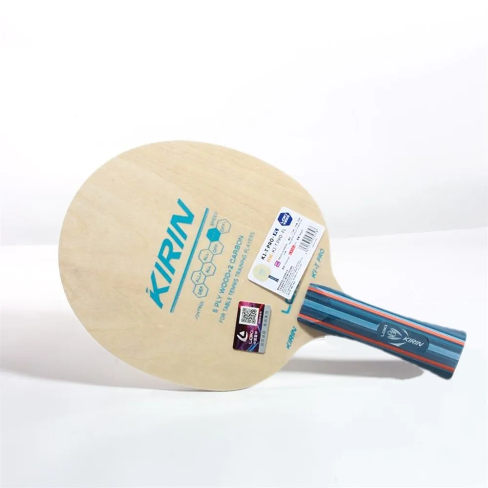 LOKI KIRIN K1-TPRO K1-T Tischtennisschläger Anfängertraining 5 Holz 2 Carbon 5-lagiger Pingpong-Klingen-Schläger aus reinem Holz – Detail 3