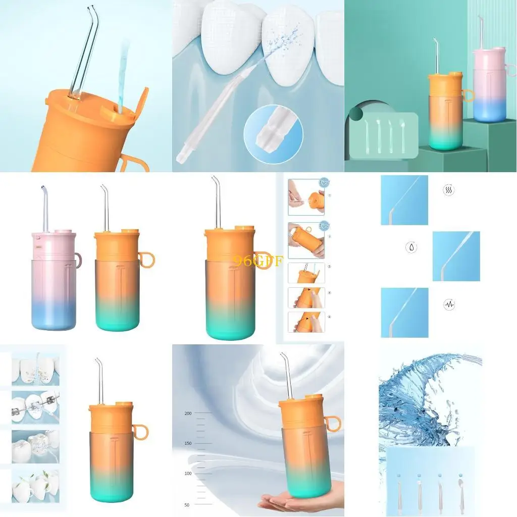 96GF 충전식 치과 용수 플 로저 미니 치아 청소 기계 플라스틱 재료