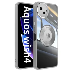 Custodia in TPU Metallico Magnetico con Protezione Antiurto a 360° e Supporto per Caricatore Wireless