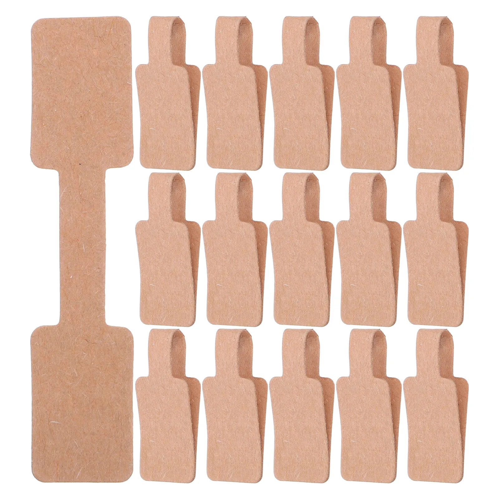 300pcs 쥬얼리 스티커 목걸이 팔찌 반지 가격 표시 시장 일반 태그용 크래프트 갈색 종이 접착 라벨