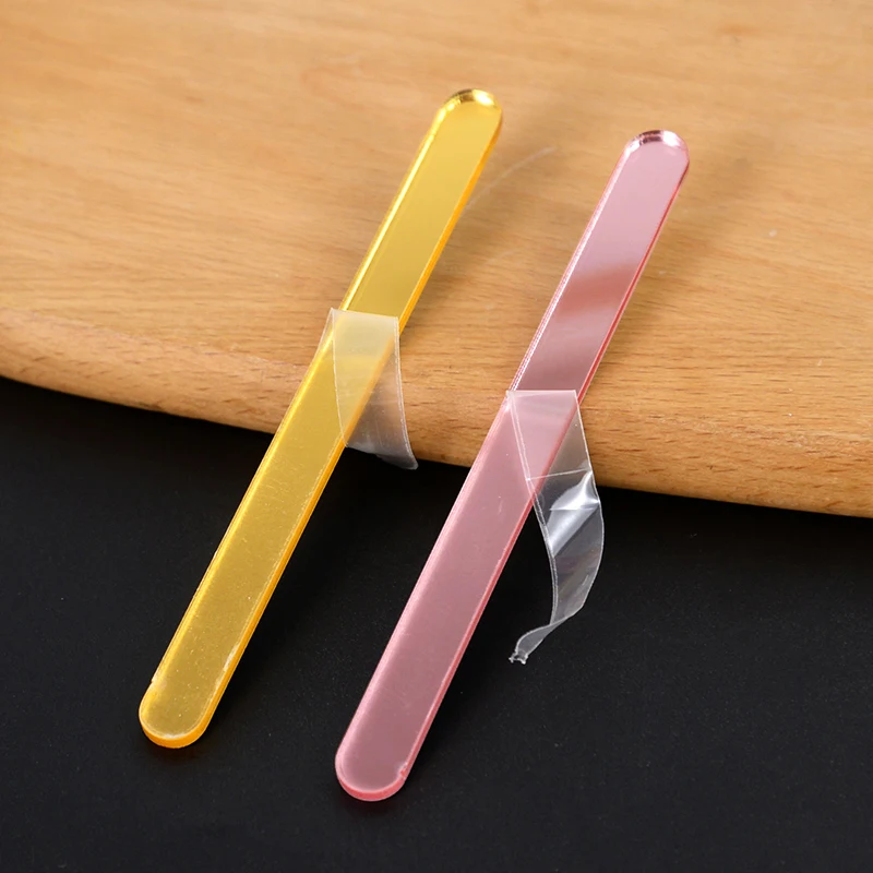10/20pcs Acrylic Ice Cream Sticks Summer Party Supplies Popsicle Chocolate Dessert Stick Birthday Baby Shower Kids DIY Crafts
