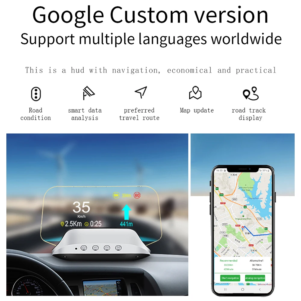 CARVIEW ڵ  ÷ ӵ RPM ̷ , ׽  3 Y 2019-2022 HUD  ˶ Ʈ, MPH / KMH