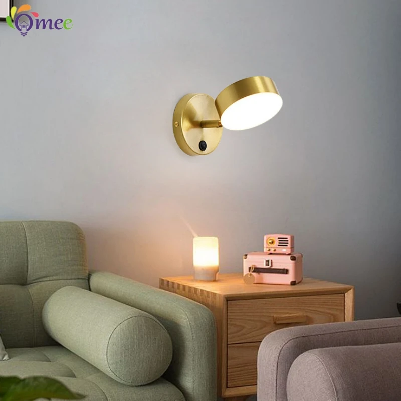 Modern Wall Lamp Nordic Iron simple stylish Wall led Light DC12V Lights Indoor Bedside Lighting Decoration For AC110V Home Lamps