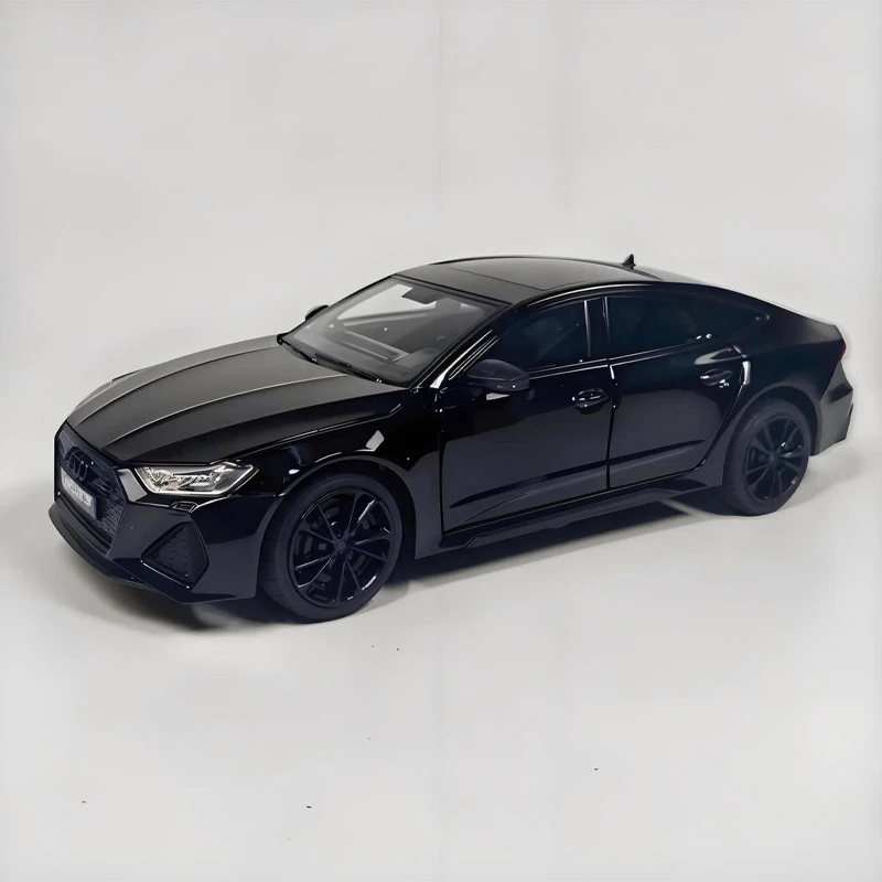 1:18 AUDI RS7 Sportback Key Version Alloy Car Model Sound and Light Children's Toy Collectibles Birthday gift 5