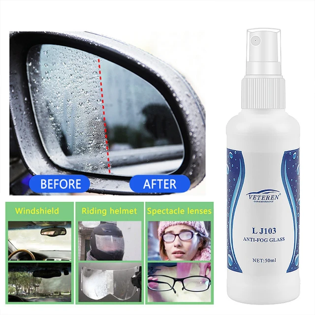 Espray de recubrimiento antivaho para coche, cristal hidrofóbico,  antilluvia, líquido, parabrisas, espejo, 100ML, Spray repelente al agua -  AliExpress