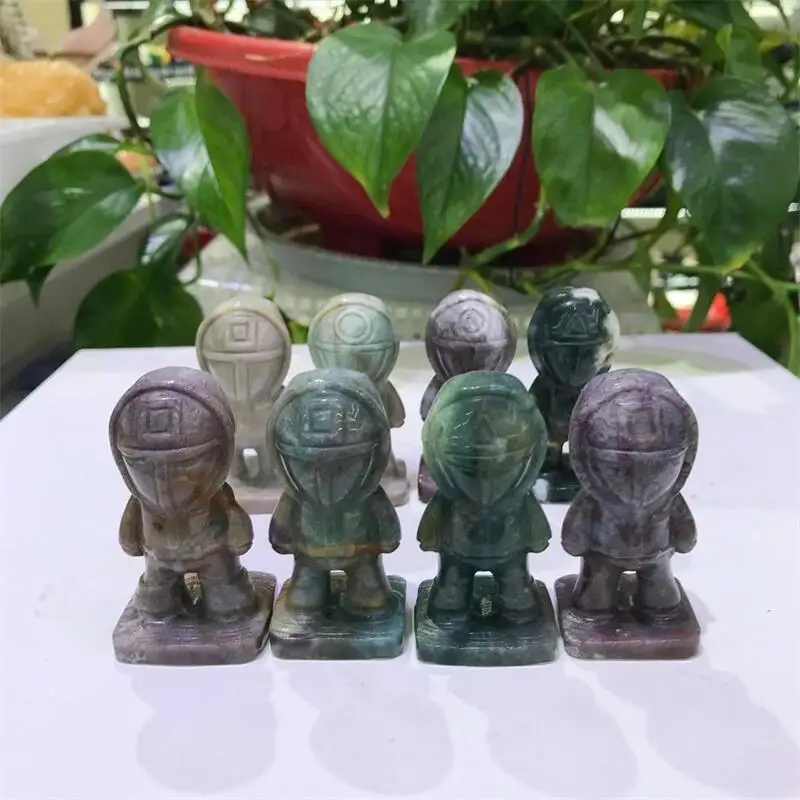 

1 шт., резная фигурка из натуральных кристаллов, 6 см