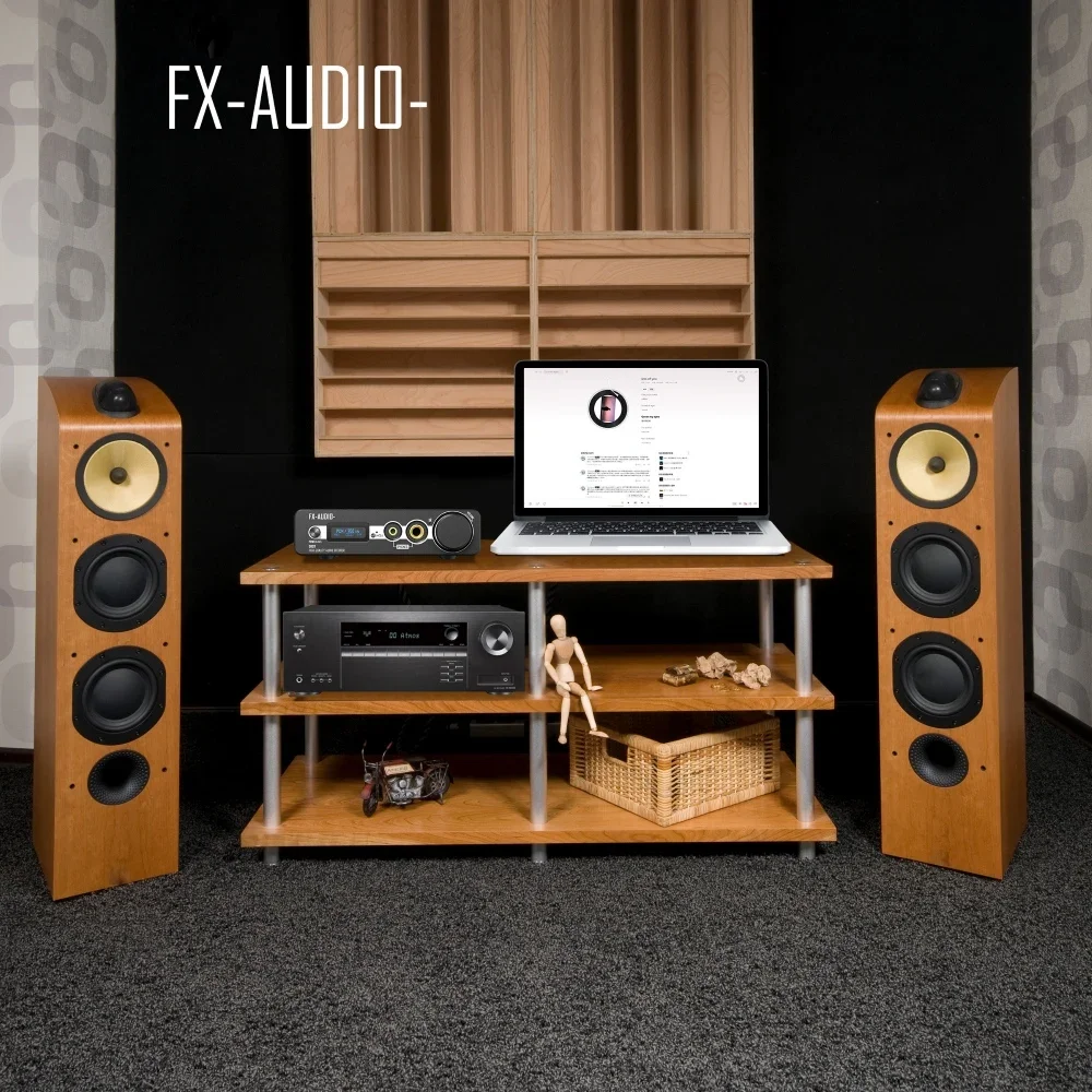 FX-AUDIO DR07 Dual AK4493 DAC All-in-One Headphone Amplifier Bluetooth 5.1 DSD512 PCM 768kHz/32Bit DAC/AMP Remote Control