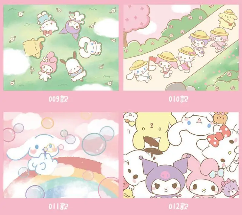 Pretty Sanrio Poster Anime Cartoon Cinnamoroll Hello Kitty Kuromi
