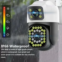 Caméra de surveillance WiFi 4K 8MP, caméra IP PTZ extérieure à double objectif, suivi automatique, audio vidéo, ONVIF, caméra de sécurité CCTV YOOSEE 5