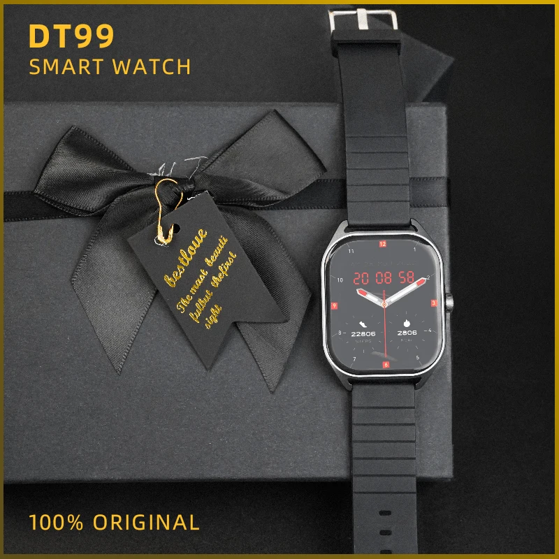 

DT99 Original Smart Watch for Men Women BT Call 2.04 Inch AMOLED 150+Sport Modes Smartwatch for Xiaomi PK HK8 HK9 Pro max DT7 8