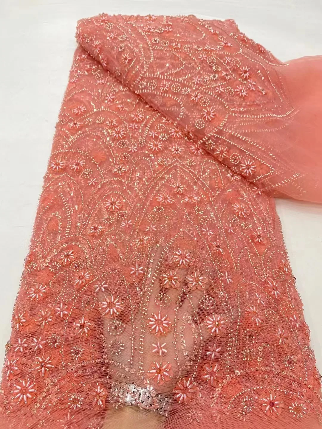 

Роскошные африканские блестки, бусины, тюль для жениха, кружевная ткань 2023, Высококачественная вышивка, французская кружевная ткань для стандартного платья