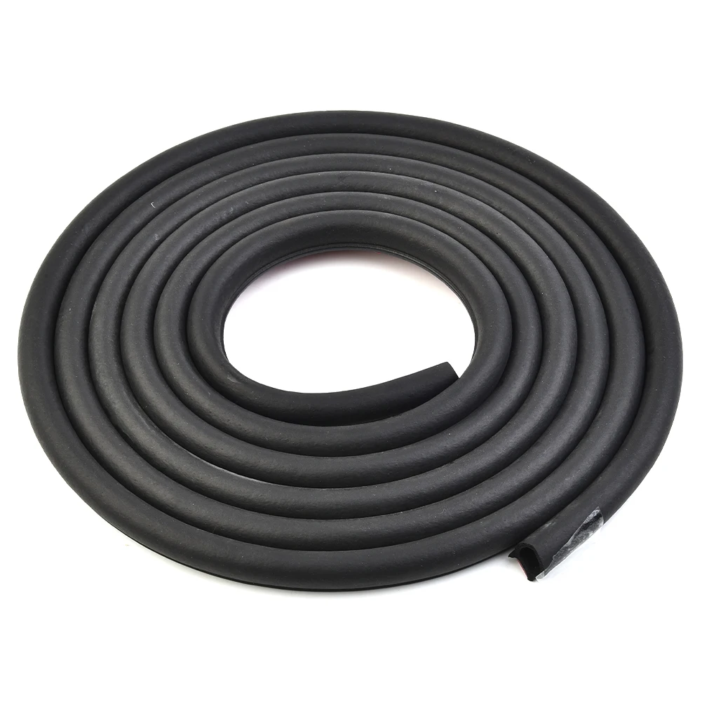 

Dshape Car Door Rubber Weather Seal, Universal Weatherstrip Strip, Enhanced Leakproofness, Protect from Dust and Rain Black