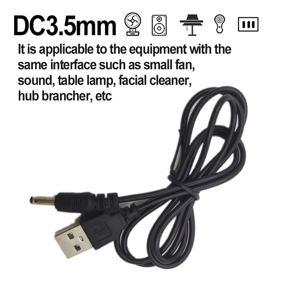 Tanie 1m USB do DC Jack kabel