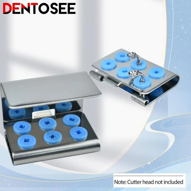 

6 Holes Dental Ultrasonic Scaler Tips Holder Stand Disinfection Storage Box Fit Dentistry Equipment EMS NSK Satelec Sirona DTE