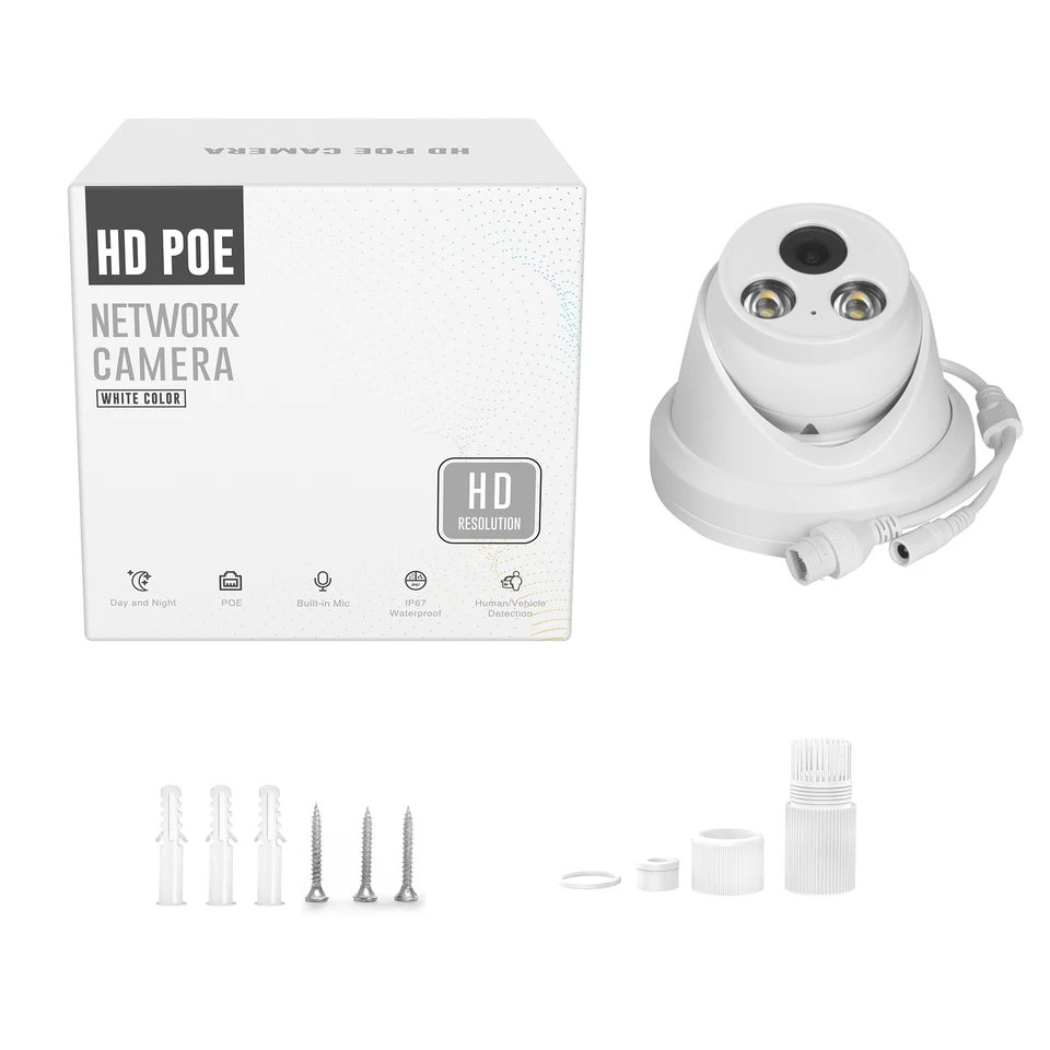 Hikvision Compatible 8MP Color Turret IP Camera