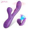 Powerful G Spot Vibrators for Women Flap Clitoris Stimulator Massager Rabbit Vibrator sucker sex toys for women 1