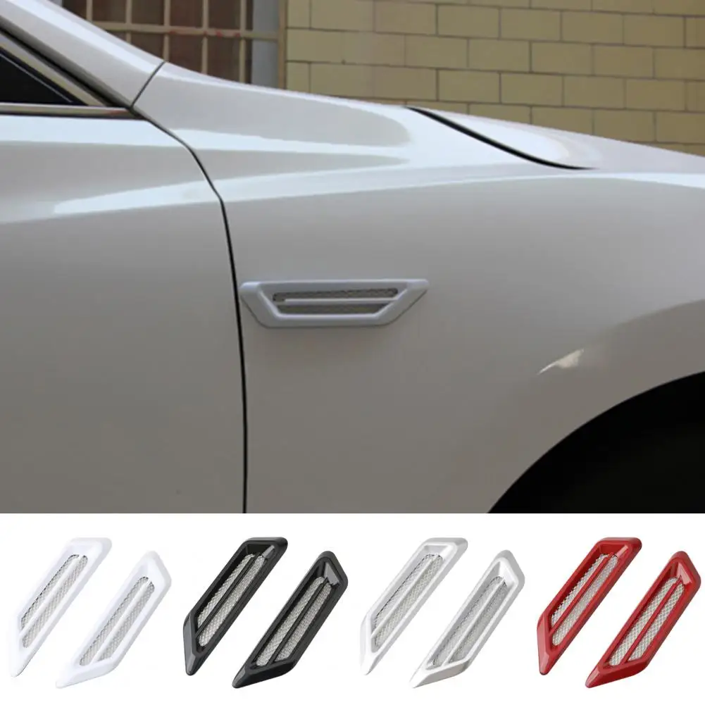

1 Pair Useful Wear-resistant Convenient Car Body Side Vent Air Outlet Stickers Car Supply Car Stickers Car Decals