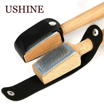 USHINE 라틴 댄스 실내 신발, 볼룸 댄스 브러시, 라틴 댄스 신발, 하이 퀄리티 여성 남성 신발, 댄스 힐