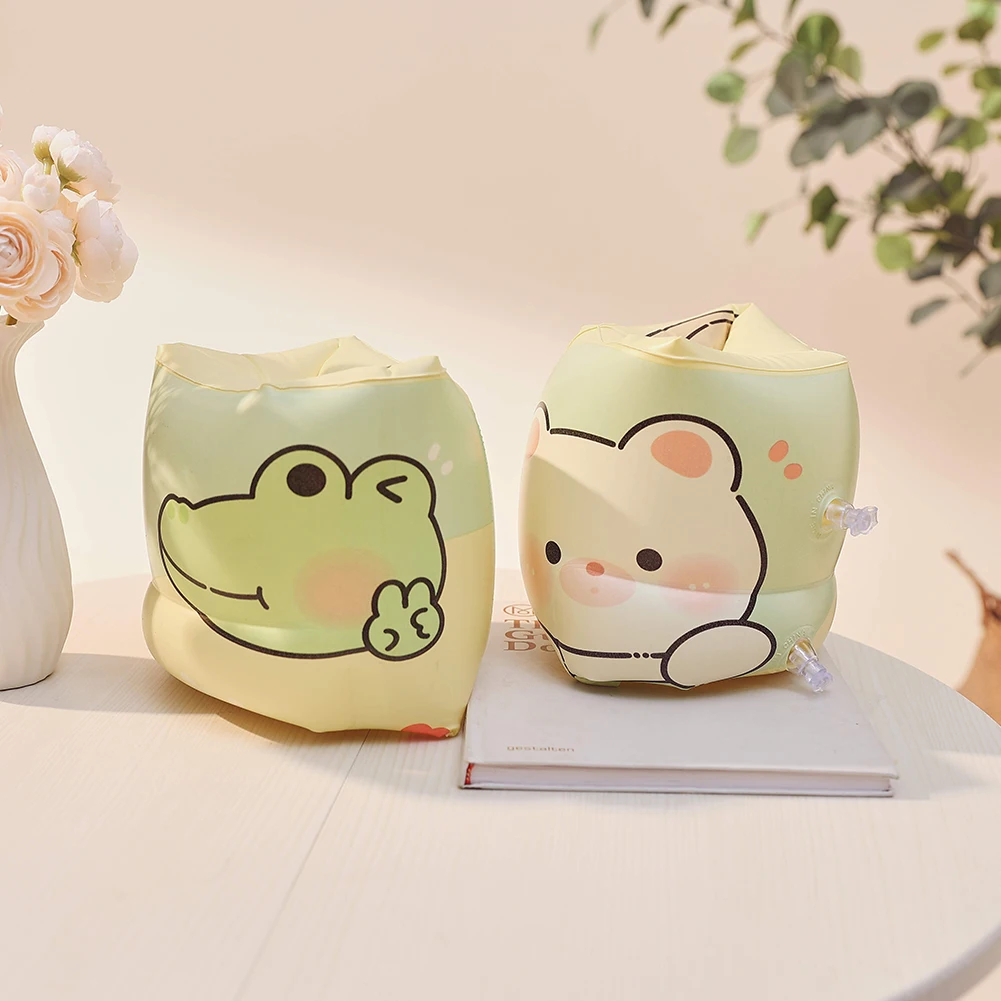 Cute Pool Floats Arm Bands Inflatable Swim Floater Sleeves Safe Swimming Arm Float Rings for Kids Toddlers and Adults