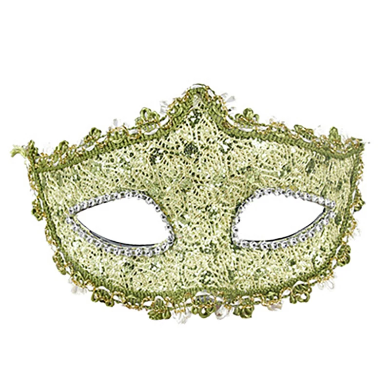 

Fashion Lace Venetian Mask For Women Exquisite Diamond Girl Simple Half Face Princess Masquerade Adult Eye Mask Birthday Cosplay