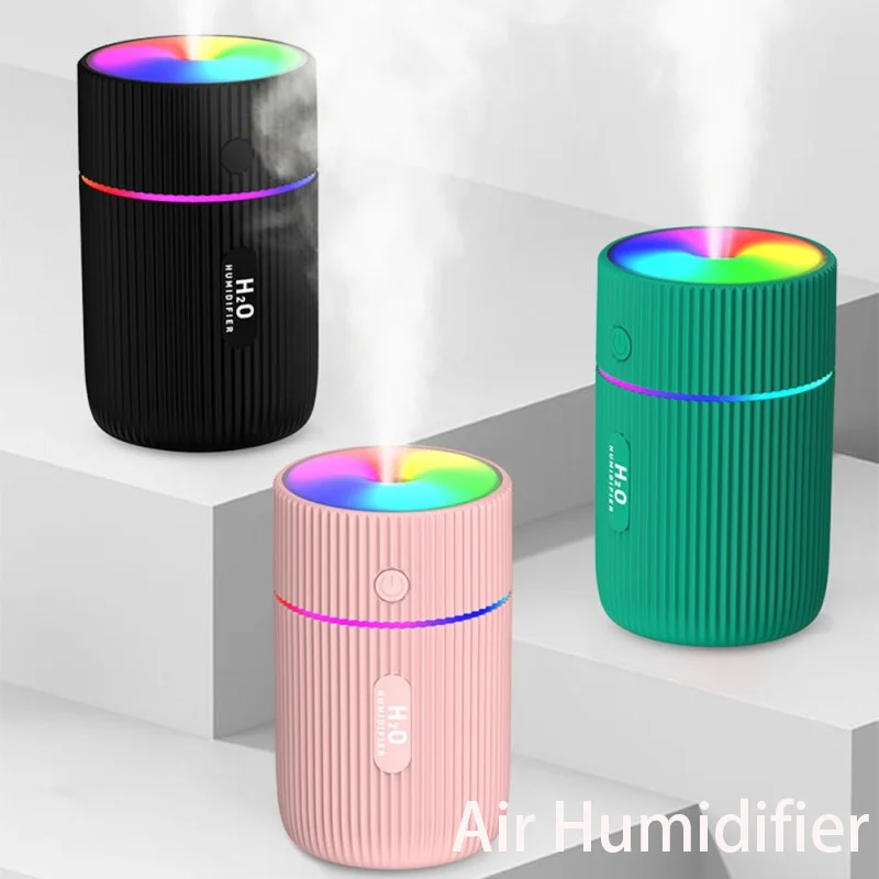 Humidifier Portable USB Ultrasonic Colorful Cup Aroma Diffuser Cool Mist Maker Air Humidifier Purifier With Light For Car Home