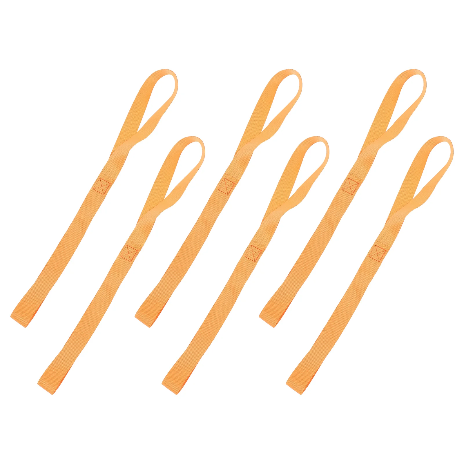 

6pcs Loop Tie Down Straps Securing Vehicle Loops Heavy Duty Tie Down Loops for Garden Vehicles Bikes ( Orange )