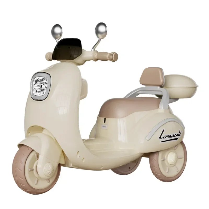 Children's Electric Motorcycle Tricycle Boys and Girls Ride Toy Car Electric Car Can Be Remote Controlled Battery