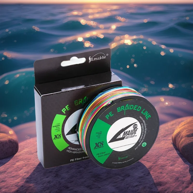 Lmaide 150m Super Strong High Performance Pe Fishing Lines Rope Fishing Line 8 Braided 8 Strand Braided Line