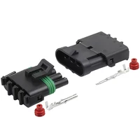 4Pin 2.5mm GM Automotive Weather Pack Waterproof Connector Male Female Plug Socket DJ3042Y-2.5-11/21  For GM 4