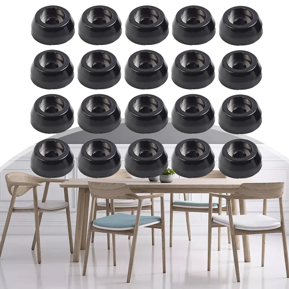 

20pcs Rubber Table Chair Furniture Feet Leg Pads Rubber Table Chair Feet Pads 11*9*6mm,15*12*8mm,18*15*5mm Drop Shipping