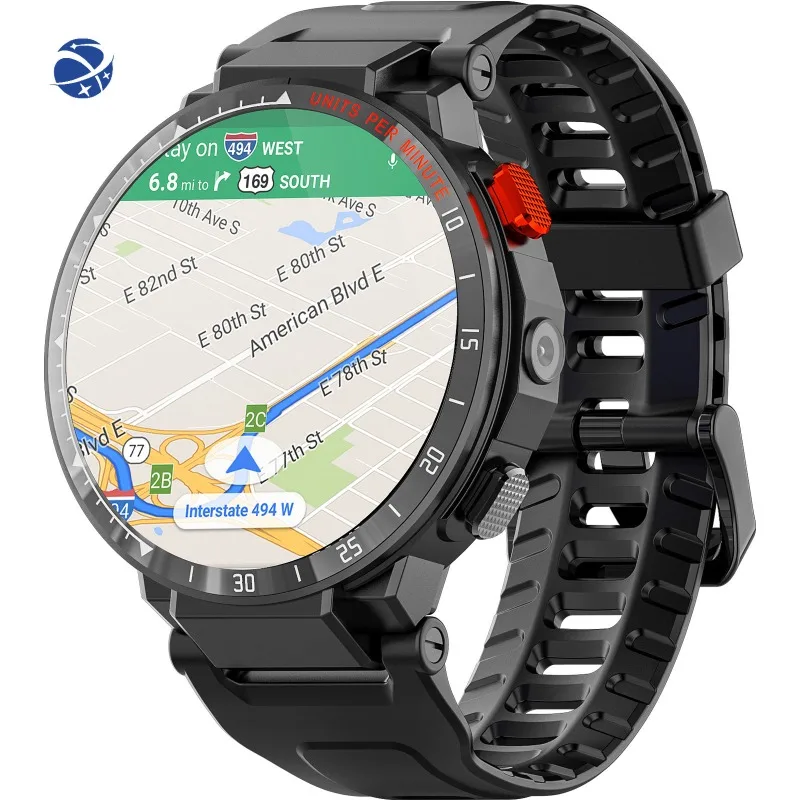 

Yun Yi Watch Factory Dual System Android 9.1 DM30 1GB+16GB 4G GPS Wifi Smart Watch Men Smartwatch With Camera Sim Supported