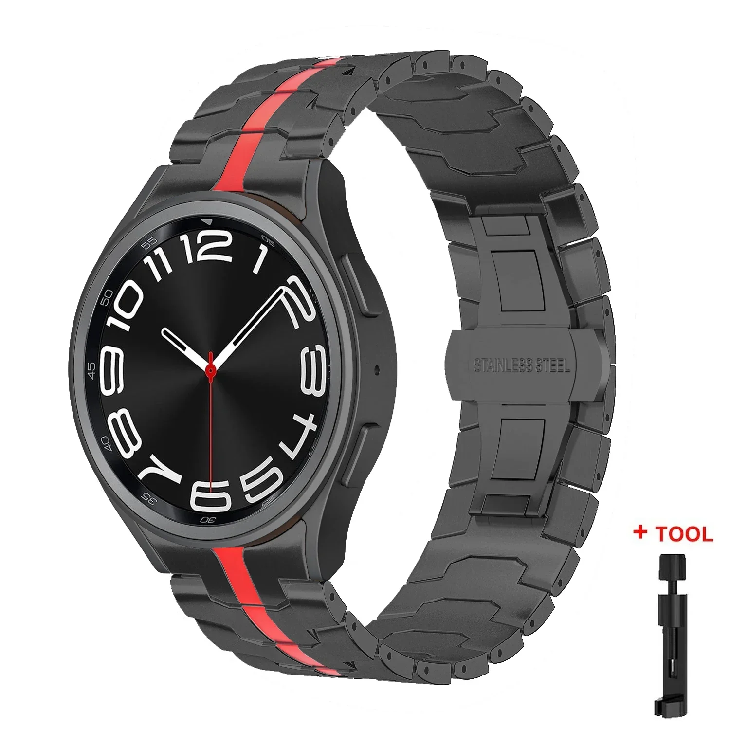 Premium Stainless Steel Metal Strap for Galaxy Watch - No Gaps Design