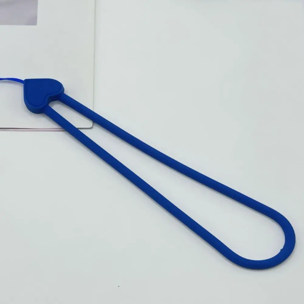 Silicone Wrist Strap Phone Charm and Lanyard