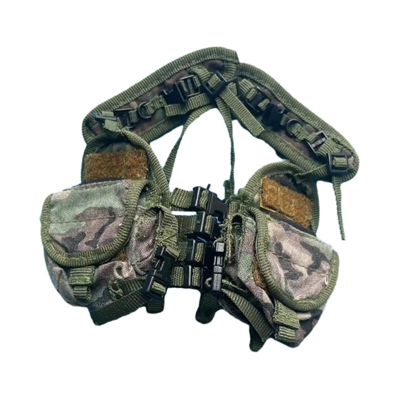 

1/6 Doll Figure Jungle Vest Model Stylish Traning Vest Outdoor Secure Protection Vest for 12inch Male Collectable Action Figures