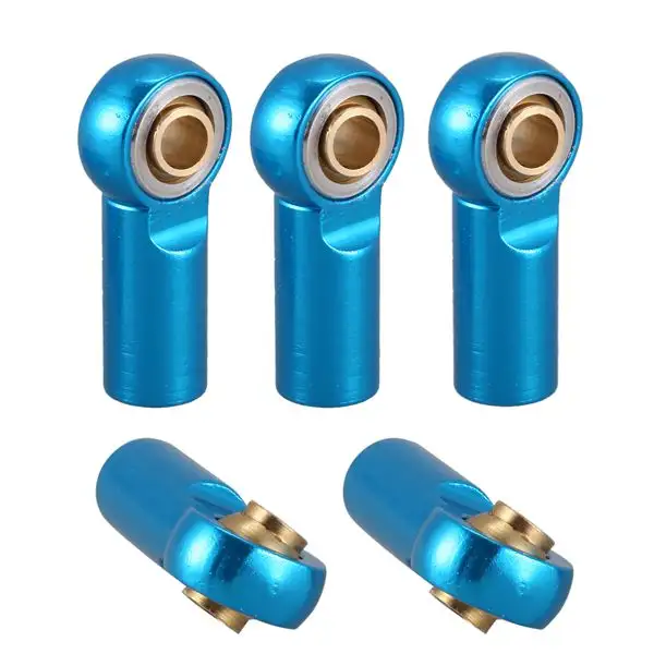 10Pcs Metal M3 Link Tie Rod End Ball Joint for 1/10 RC Car Crawler AXIAL SCX10 D90 D110 Tamiya CC01,Silver image 4