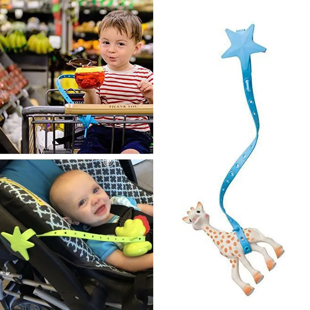 stroller accessories for baby boy	 Non-toxic Baby Star Pacifier Chain Strap Silicone Stroller Hook Baby Stroller Toy Holder for Infant Toddler Baby Accessories Baby Strollers luxury